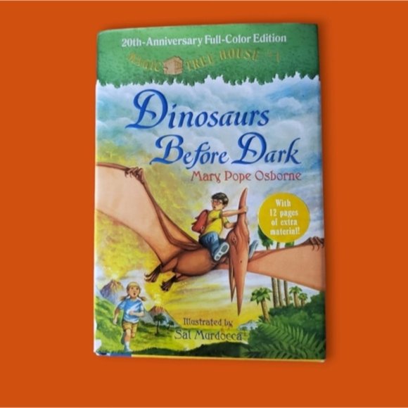 Magic Tree House #1 Dinosaurs Before Dark- Full color Edition Hard Cover Novel - Picture 1 of 8